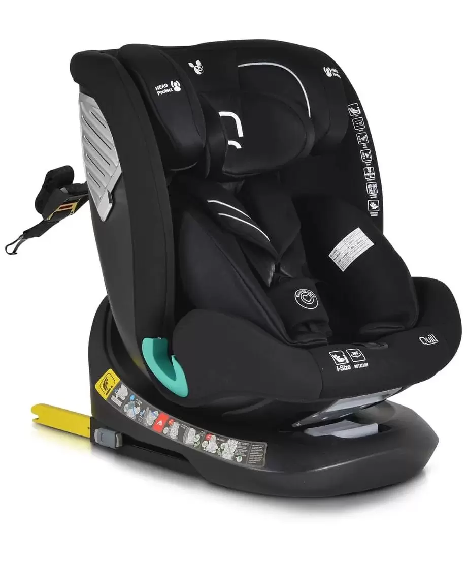 Cangaroo Quill roto Isofix auto sedište za bebe 40-150cm Black