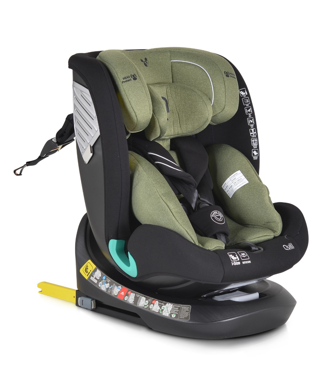 Cangaroo Quill roto Isofix auto sedište za bebe 40-150cm Green