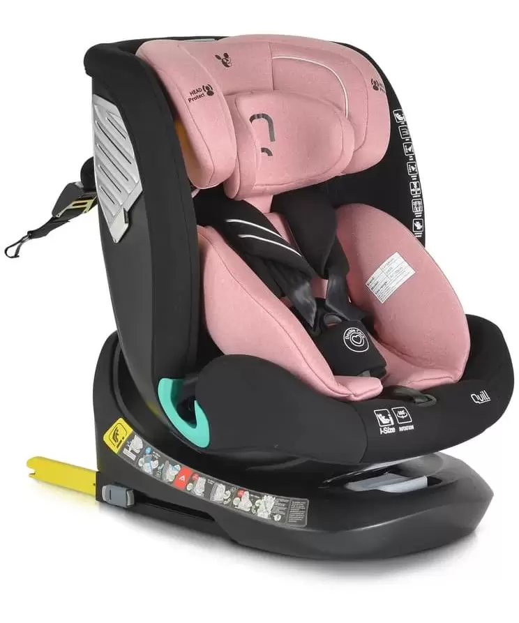 Cangaroo Quill roto Isofix auto sedište za bebe 40-150cm Pink