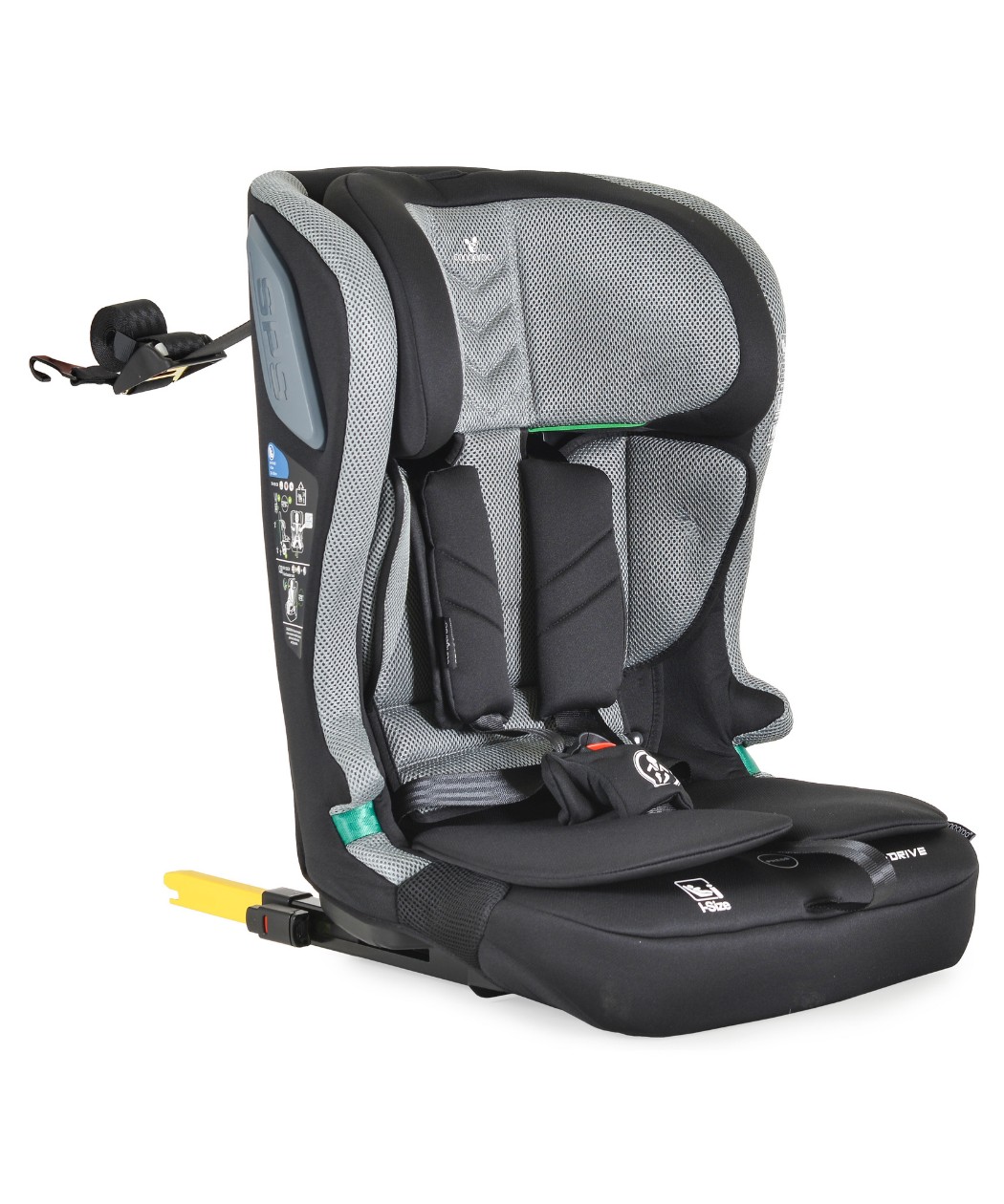 Cangaroo iDrive Isofix auto sedište za decu 76-150cm Titanium Grey
