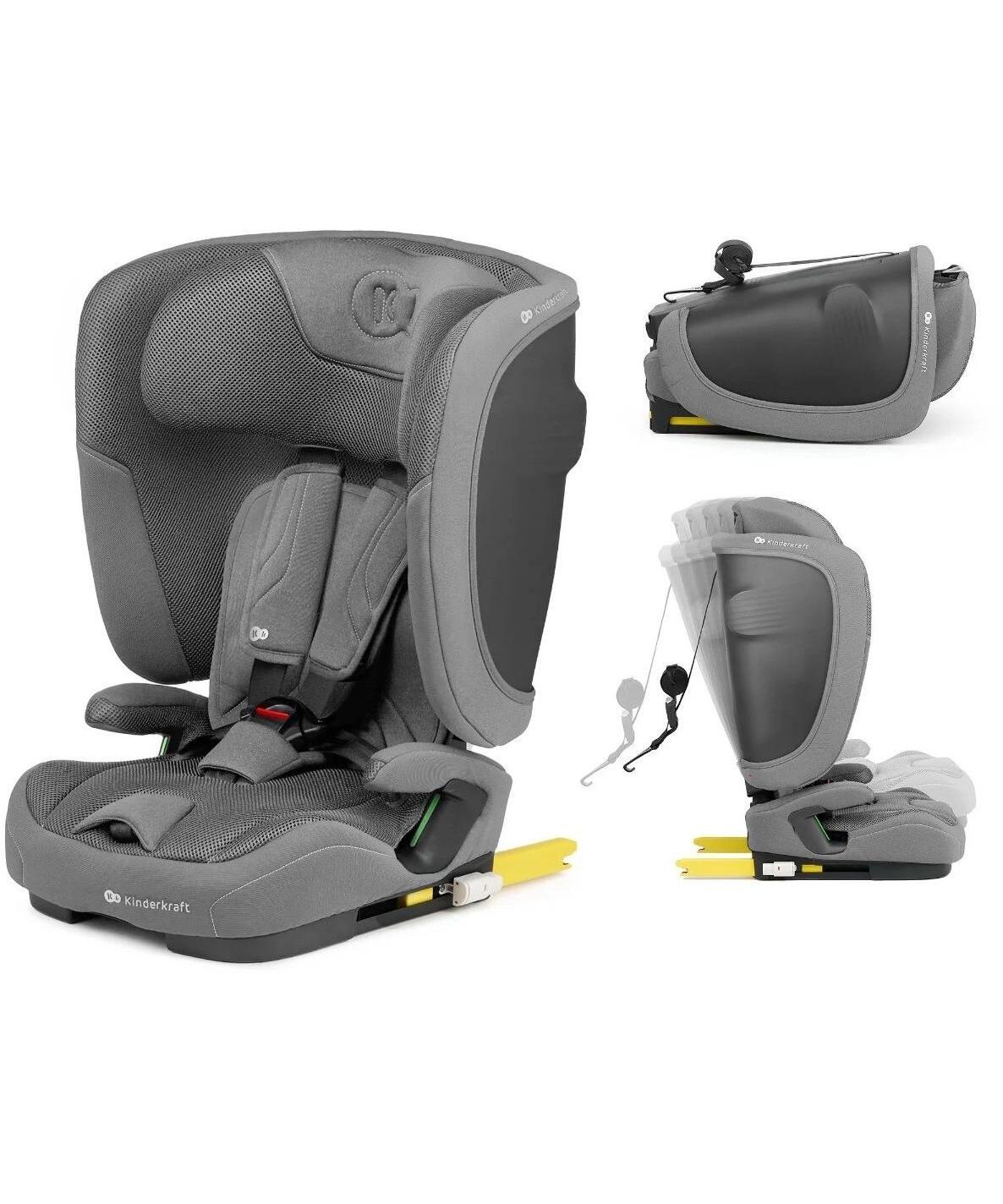 Kinderkraft Fix2Go i-Size auto sedište za decu 76-150cm Grey