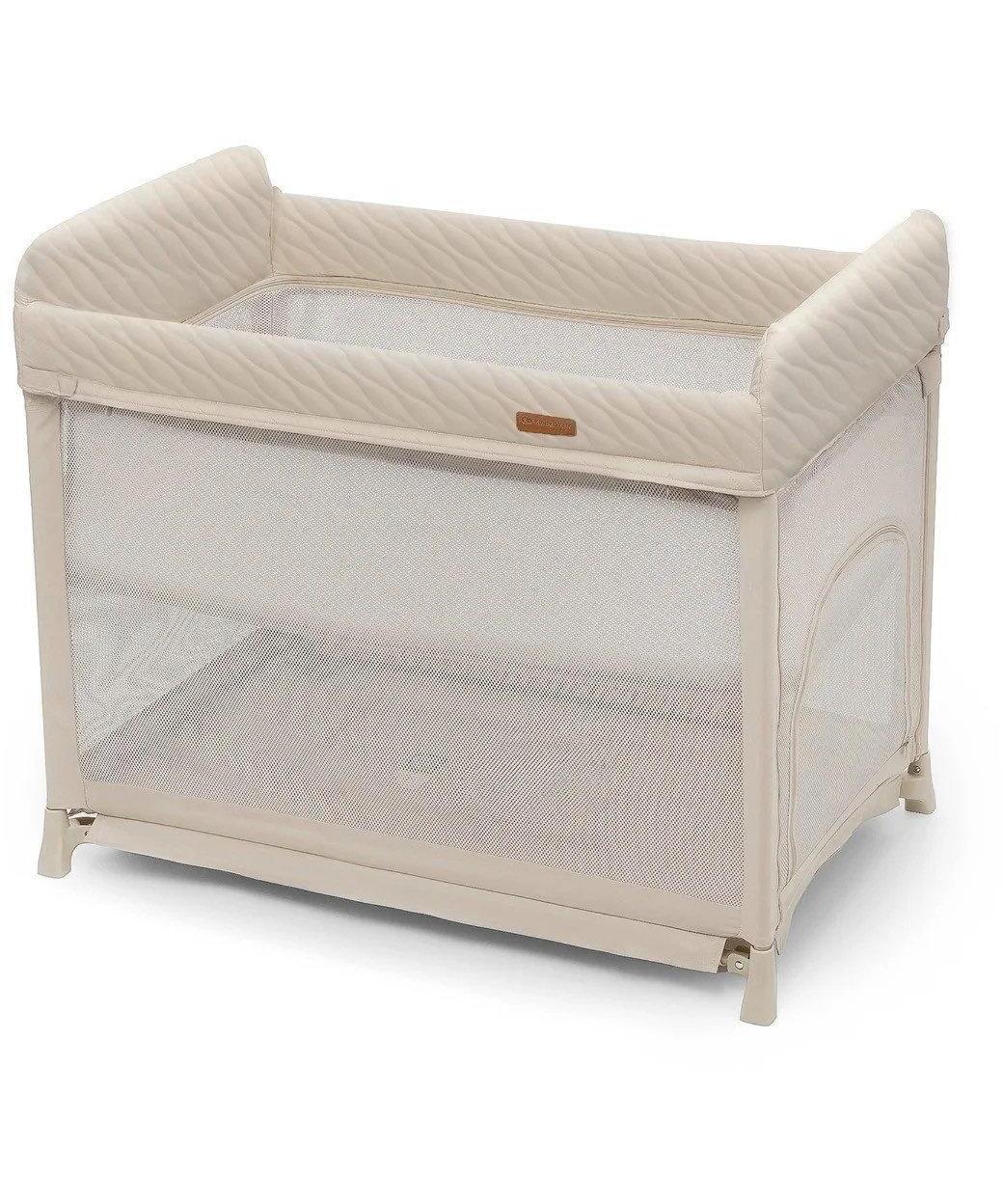 Kinderkraft prenosivi krevetac za bebe dva nivoa Moon Dream Beige