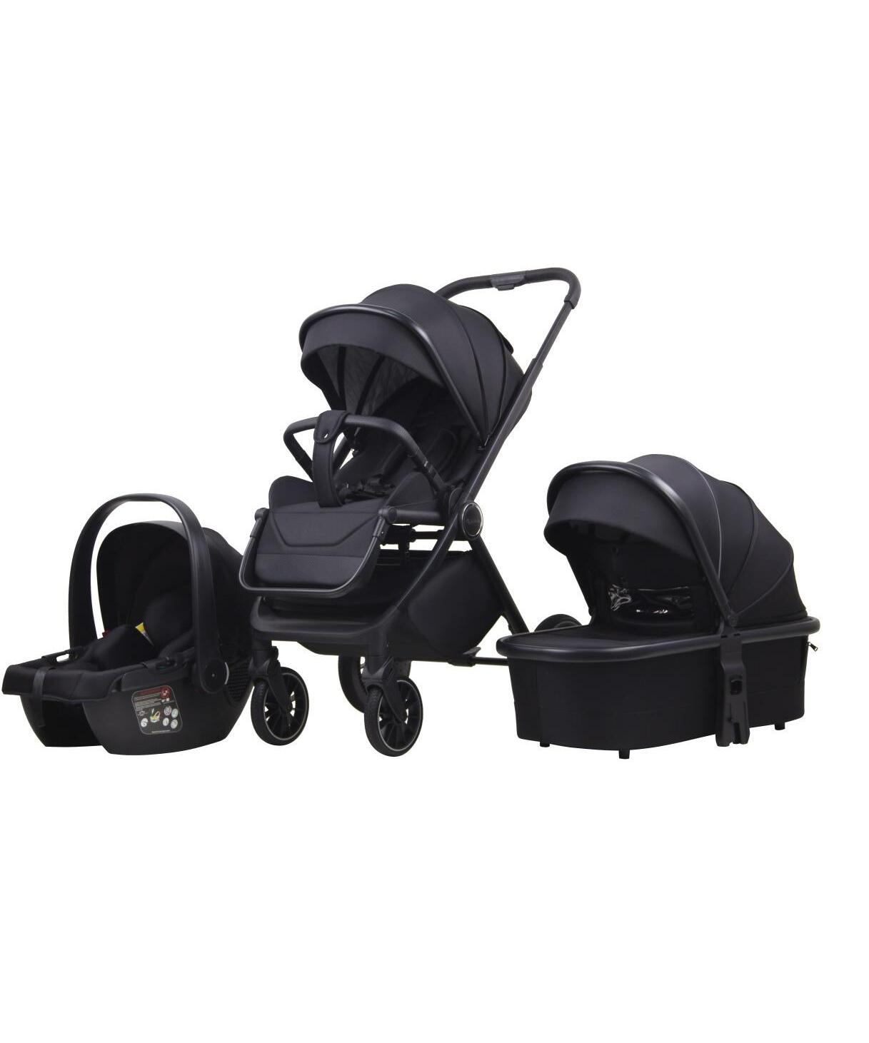 LA MAMA Alvi kolica za bebe 3u1 Black