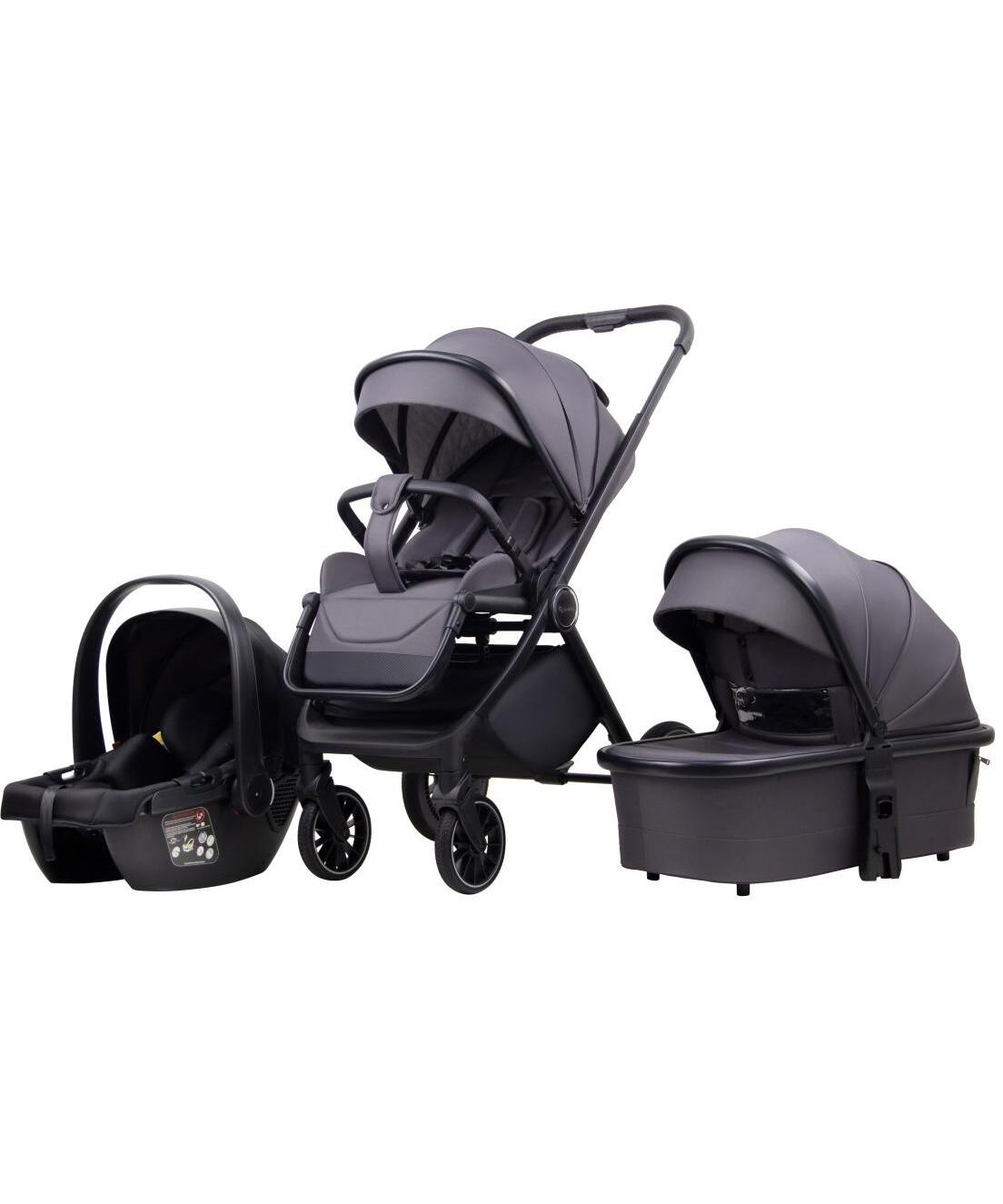 LA MAMA alvi kolica za bebe 3u1 Grey