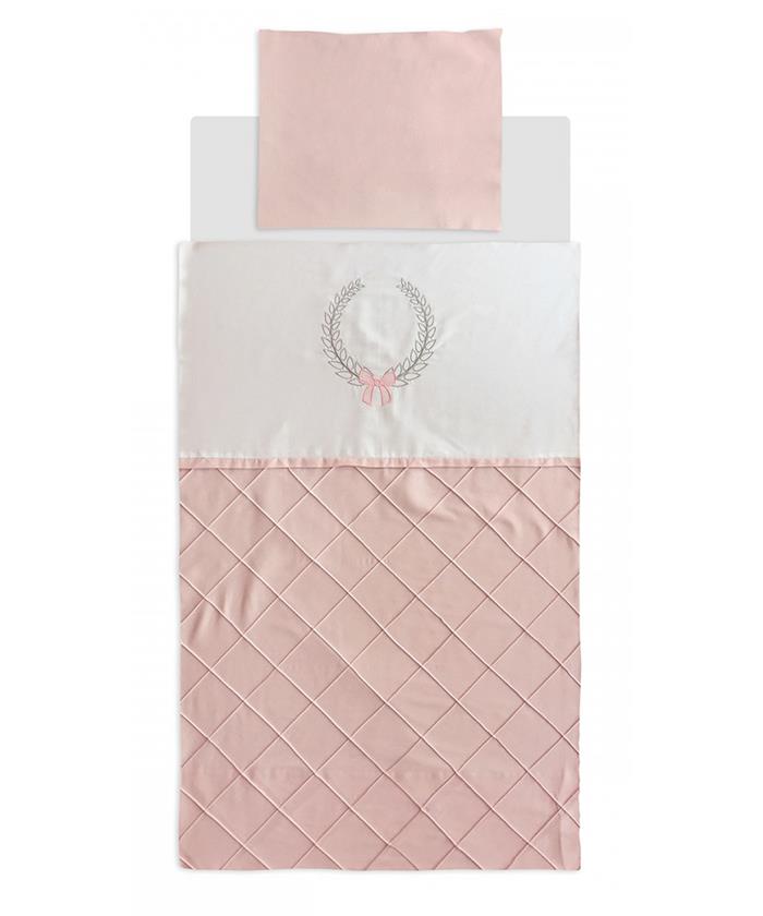 Textil Royal posteljina za krevetac za bebe Roza - 120x60 cm