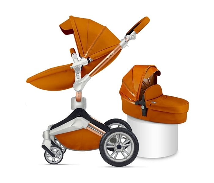 Kolica Hot Mom Brown 2u1 (sportsko sediste+korpa)