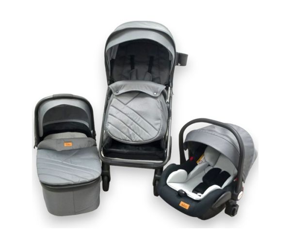 BBO kolica za bebe 3u1 MamaMia Grey, 0m+