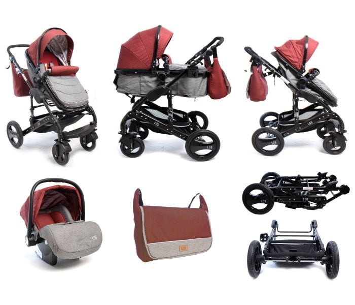 Kolica Za Bebe Bbo Matrix Set Crvena