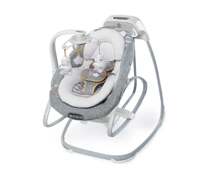 KIDS II LEZALJKA SmartSize Gliding Swing &amp;amp; Rocker - Bella Teddy 11019